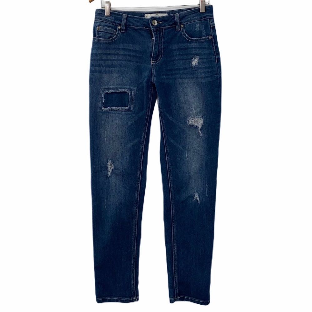 Denim Blue Distressed Jeans Size‎ 6
